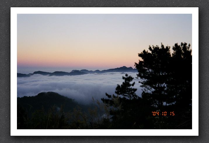 上東埔停車場旁雲海（一）